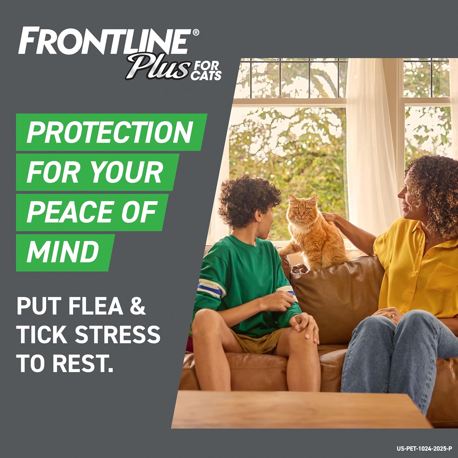 FRONTLINE Plus Flea and Tick Treatment for Cats (Over 1.5 lbs) – 8 Treatments