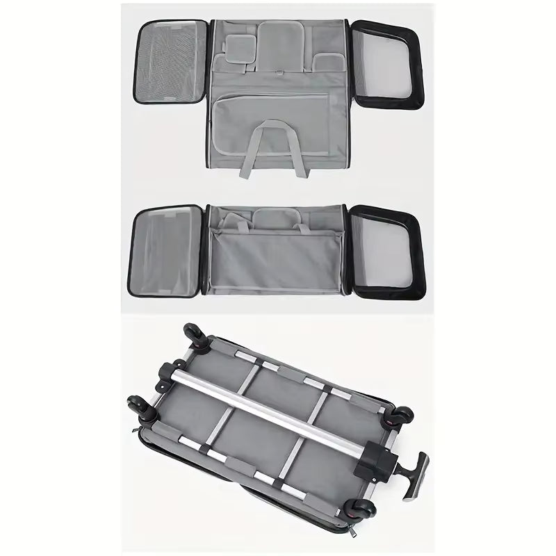Extra Large Portable Pet Trolley Case – Detachable Foldable Dog & Cat Travel Carrier Bag