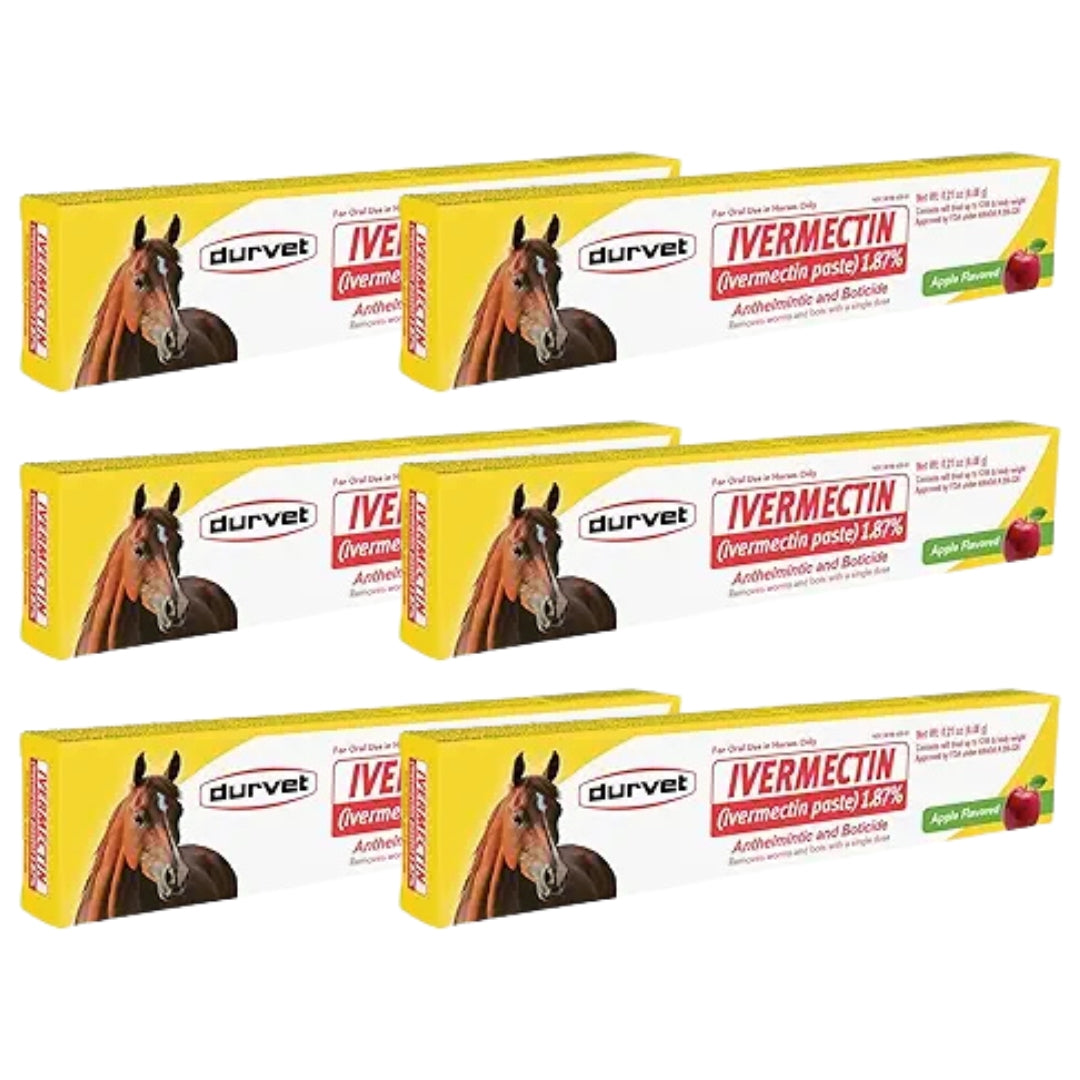 Ivermectin Paste Dewormer | 1.87% Apple Flavored | 3-Tube Value Pack
